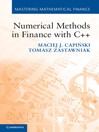 Numerical Methods in Finance with C++ (eBook)